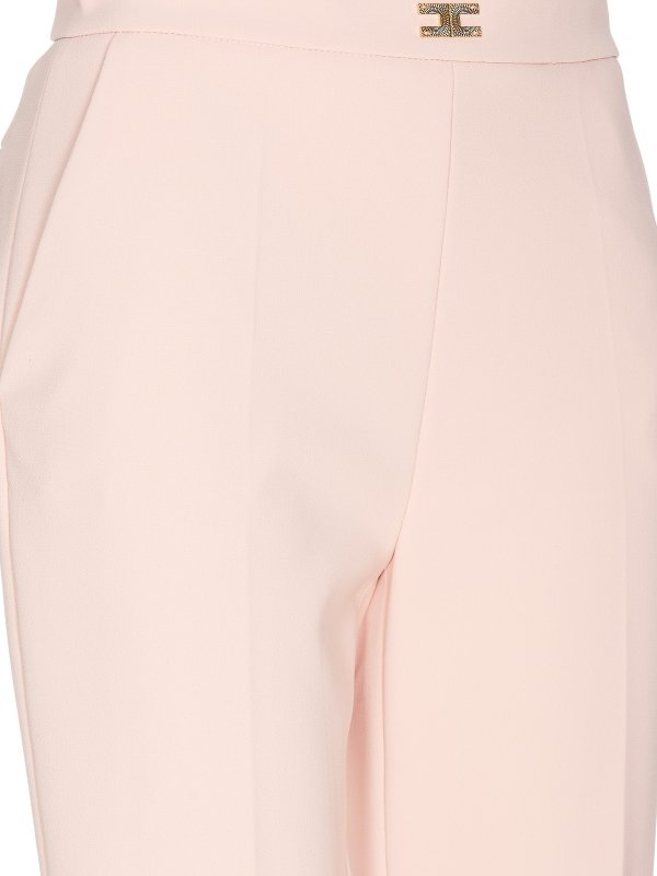 iKRIX ELISABETTA FRANCHI: casual trousers - Golden logo skinny trousers