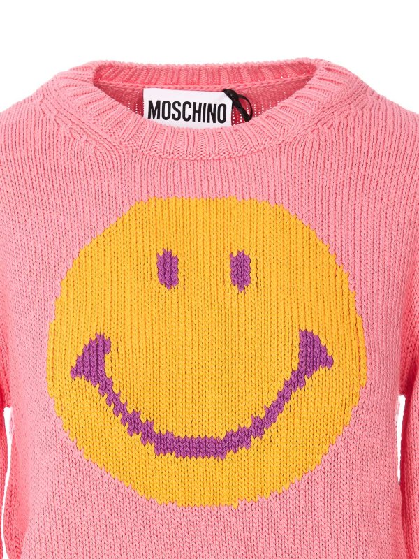 クルーネック - ピンク shop online: MOSCHINO