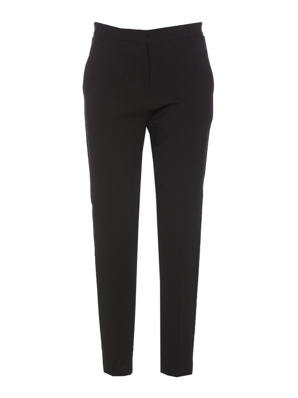 Pinko: Pantalons casual - Pantalons Décontractés - Noir