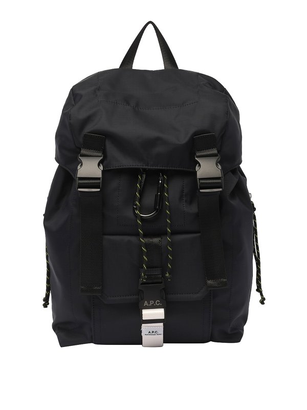A.P.C.: backpacks - Treck blue backpack