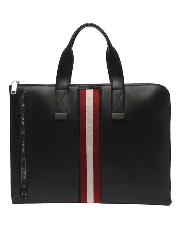 BALLY: laptop bags & briefcases - Messenger leather briefcase bag