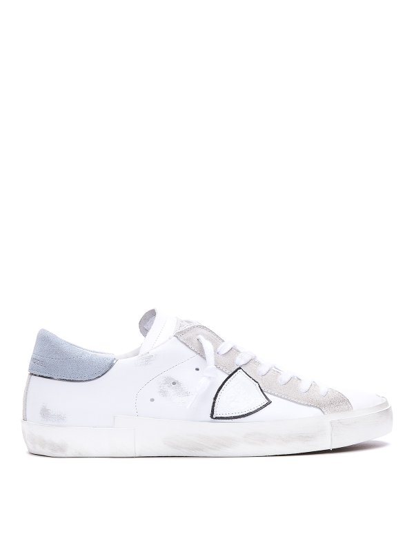 PHILIPPE MODEL: trainers - Used effect logoed sneakers