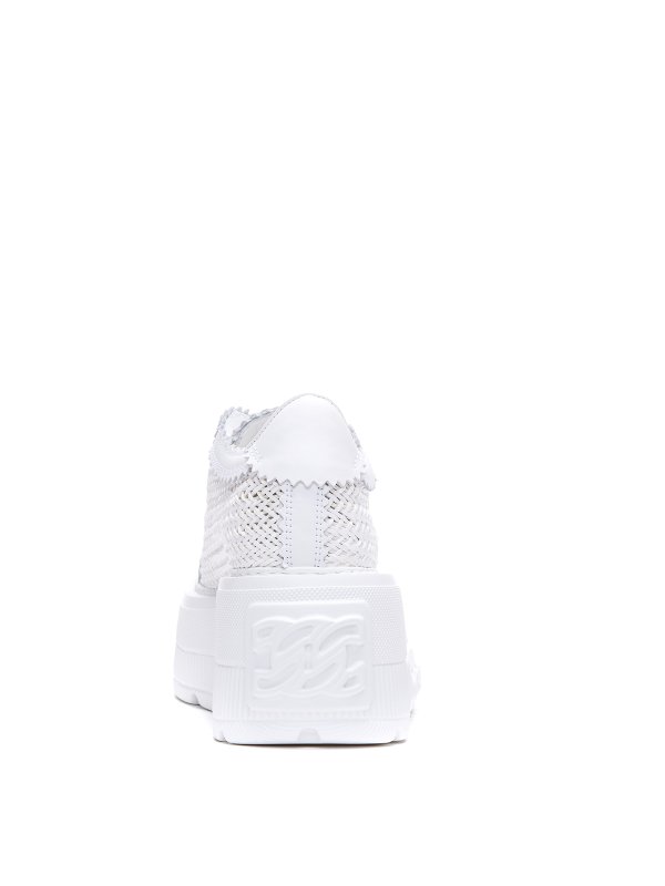 Back logo trainers shop online: Casadei