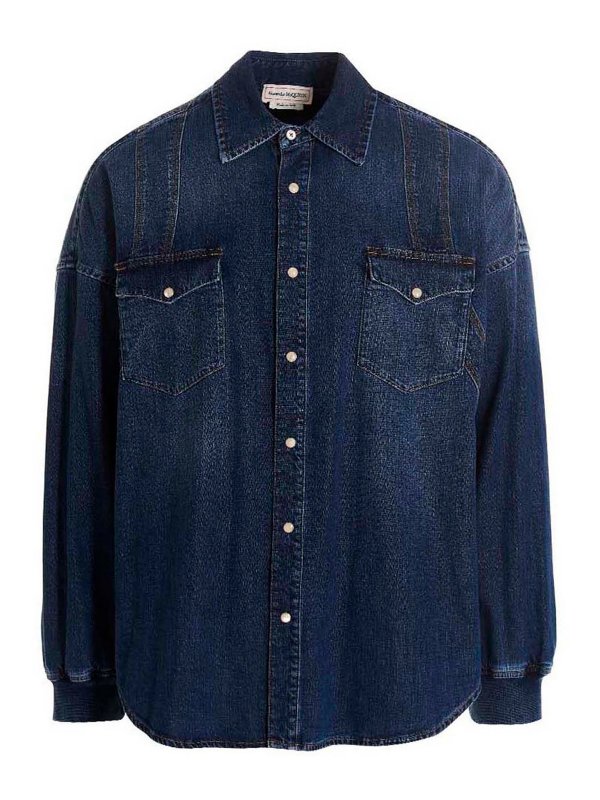ALEXANDER MCQUEEN: shirts - Denim shirt