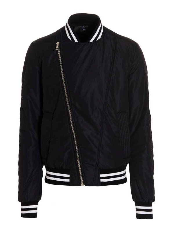 Balmain: Chaquetas Bomber - Chaqueta Bomber - Negro