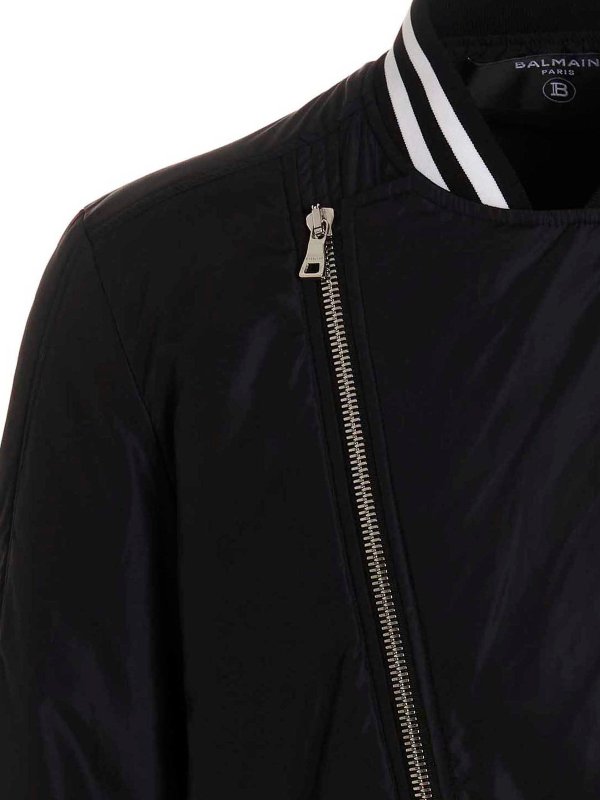 iKRIX Balmain: Chaquetas Bomber - Chaqueta Bomber - Negro