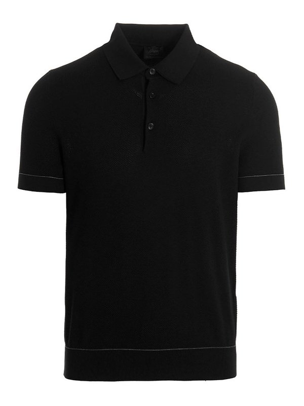 BRIONI: Polos  - Polo - Noir