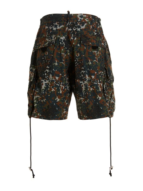 DSQUARED2: Hosen Shorts online - Shorts - Grün