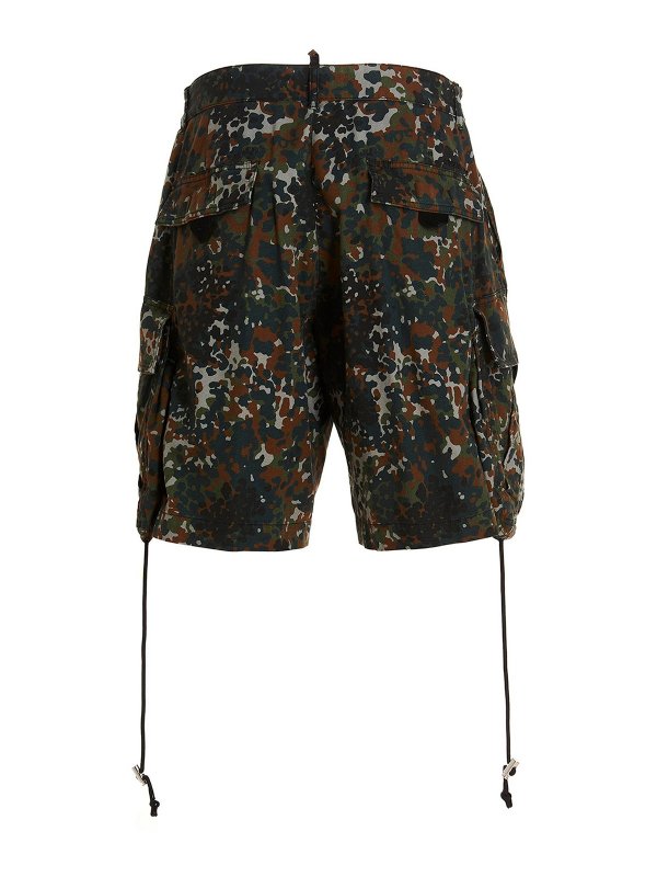 iKRIX DSQUARED2: Hosen Shorts - Shorts - Grün
