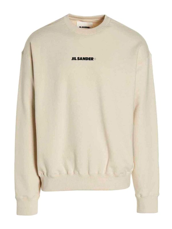JIL SANDER: Sweatshirts & Sweaters - Logo print sweatshirt