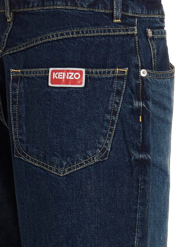 Straight Leg Jeans - Blau Replica 
online: KENZO