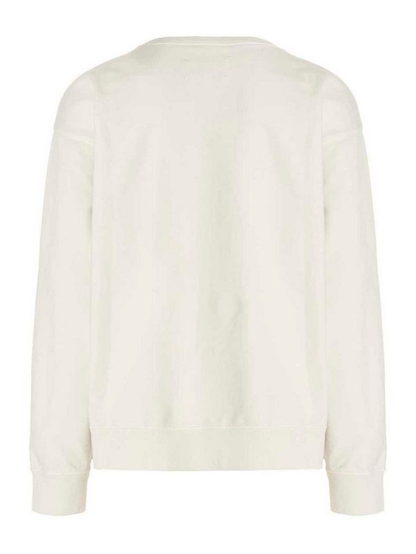 Maison Margiela: Sweatshirts & Sweaters online - Logo embroidery sweatshirt