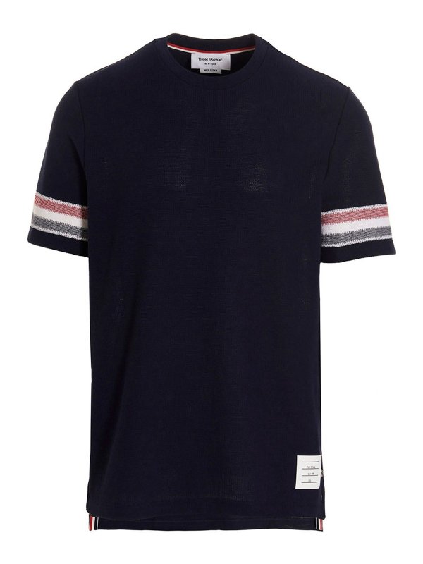 THOM BROWNE: t-shirts - Rwb T-shirt