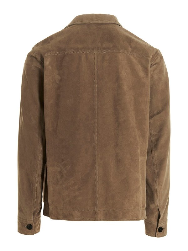 TOM FORD: leather jacket online - Suede jacket