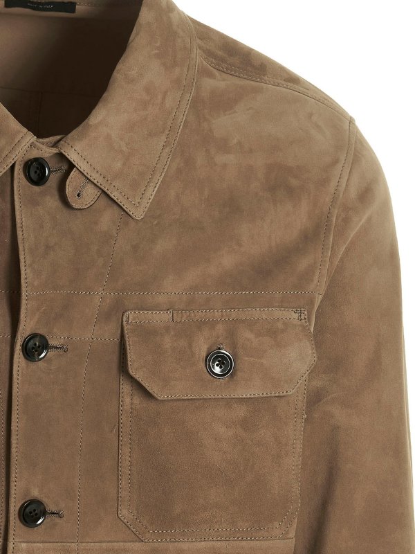 iKRIX TOM FORD: leather jacket - Suede jacket