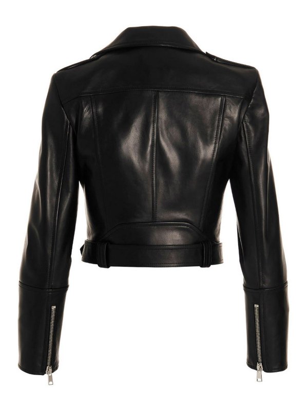ALEXANDER MCQUEEN: Lederjacken online - Lederjacke - Schwarz