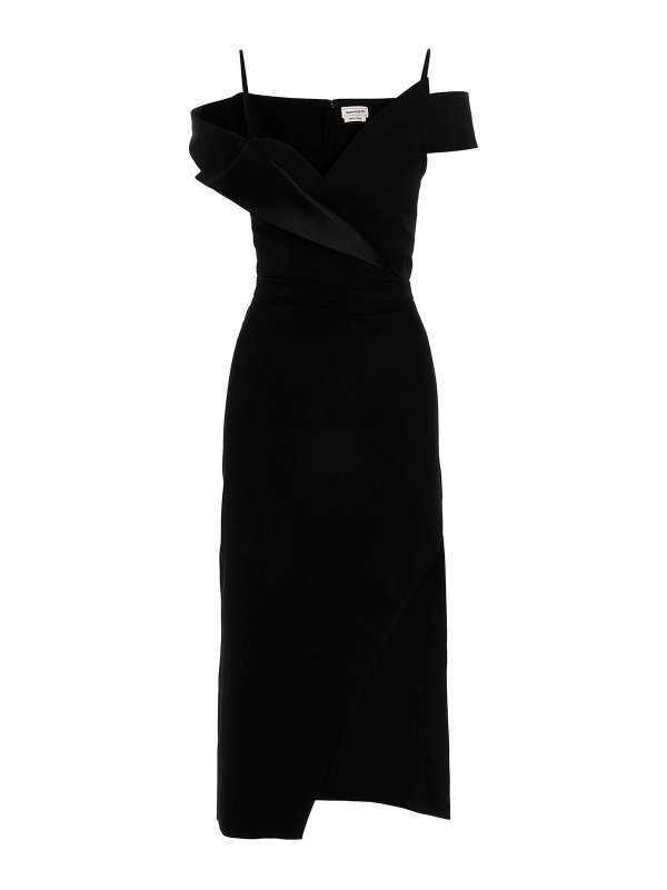 ALEXANDER MCQUEEN: Vestidos de noche - Vestido De Cóctel - Negro