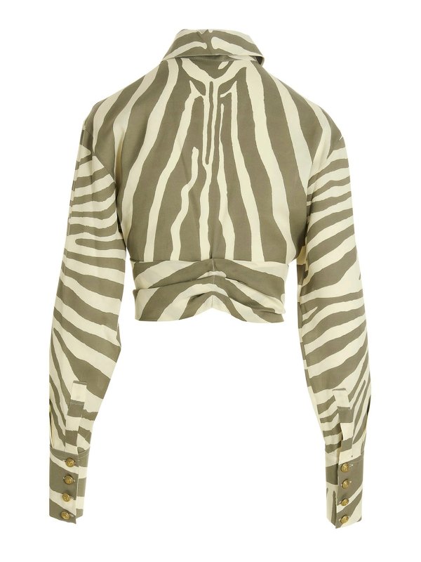 Balmain: camicie online - Camicia zebrata