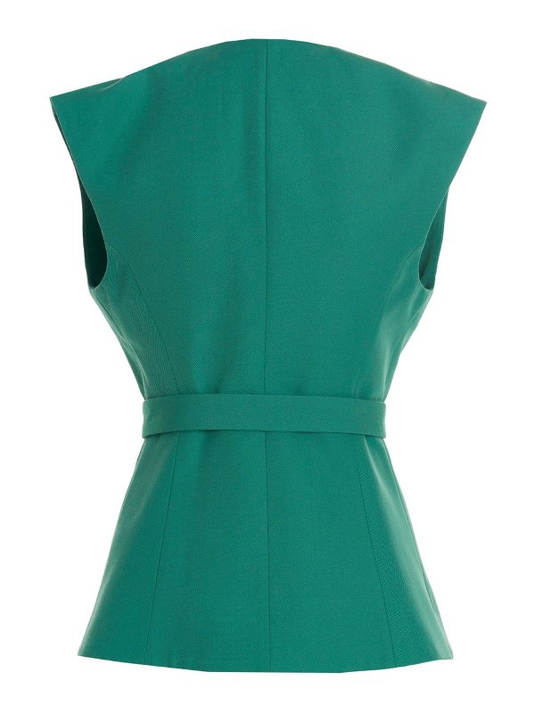 Balmain: Chalecos online - Chaleco - Verde