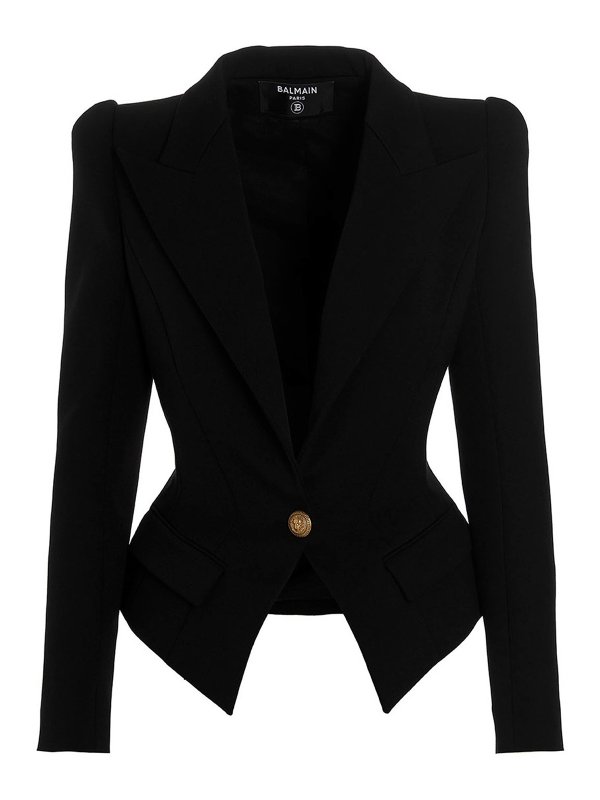 Balmain: ブレザー - ブレザー - 黒
