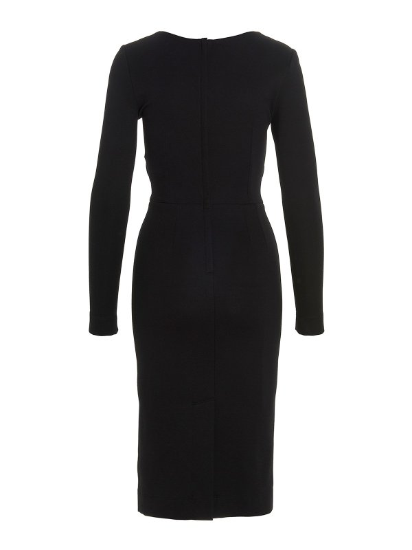 DOLCE & GABBANA: abiti al ginocchio online - Abito con logo