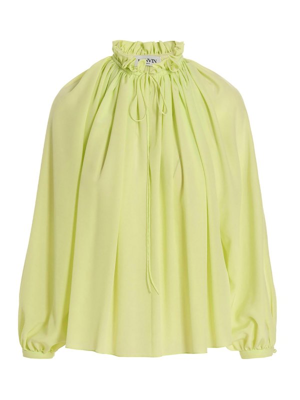 LANVIN: ブラウス - シャツ - イエロー