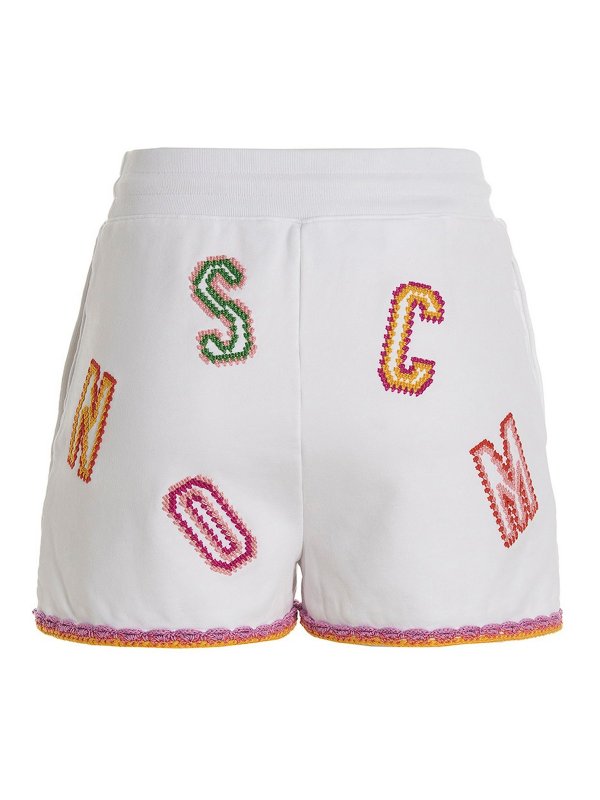 MOSCHINO: Shorts online - Shorts - Blanco