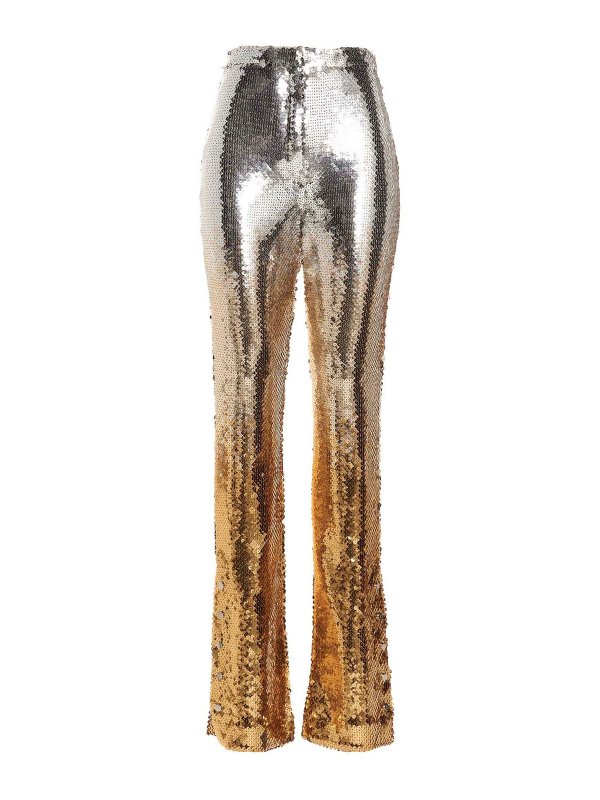 PACO RABANNE: casual trousers - Sequin pants