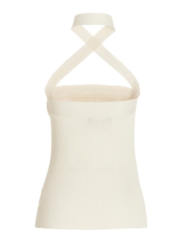 Proenza Schouler: Tops & Tank tops online - Asymmetrical shoulder strap sweater top
