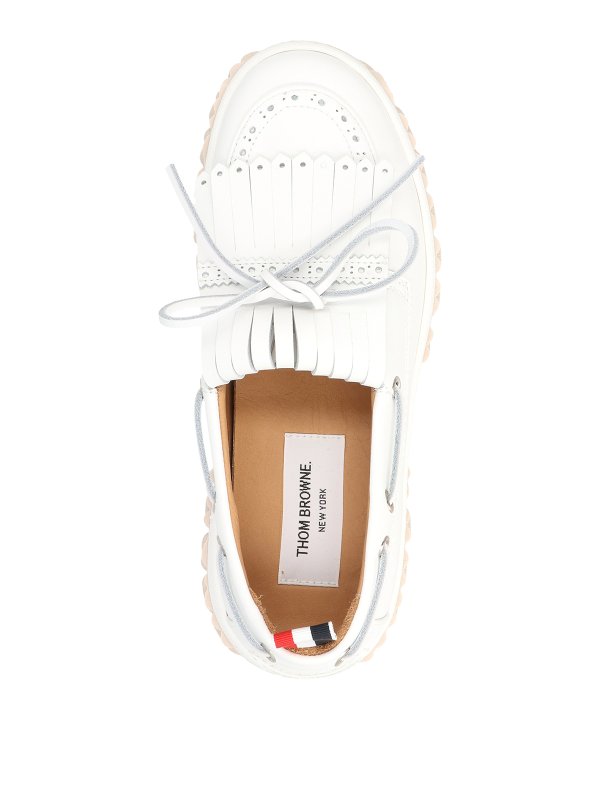 iKRIX THOM BROWNE: ロファー＆スリッパ - ローファー - 白