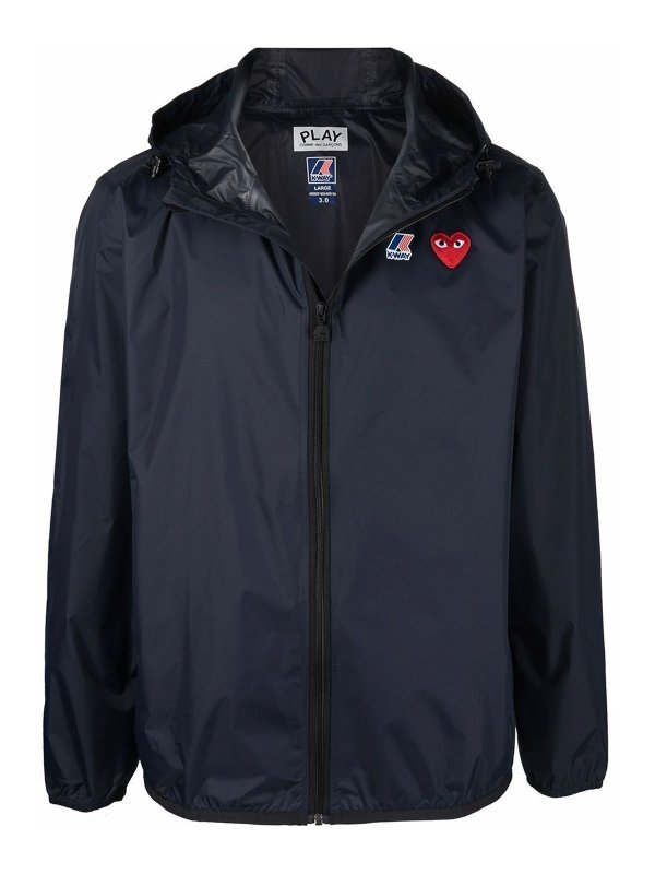 Comme des Garçons Play: Vestes casuals - Comme Des Garçons Play X K-Way