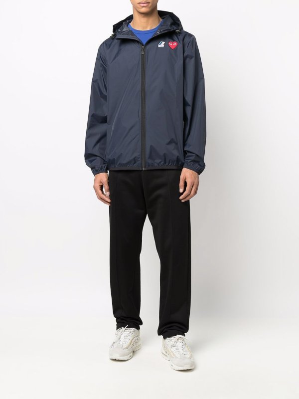 Comme des Garçons Play: Vestes casuals online - Comme Des Garçons Play X K-Way