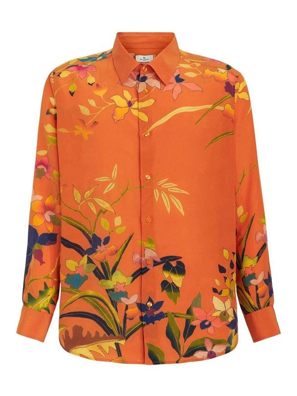 ETRO: Chemises - Chemise - Orange