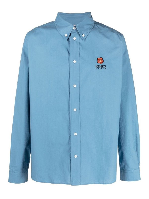 KENZO: Hemden - Hemd - Hellblau