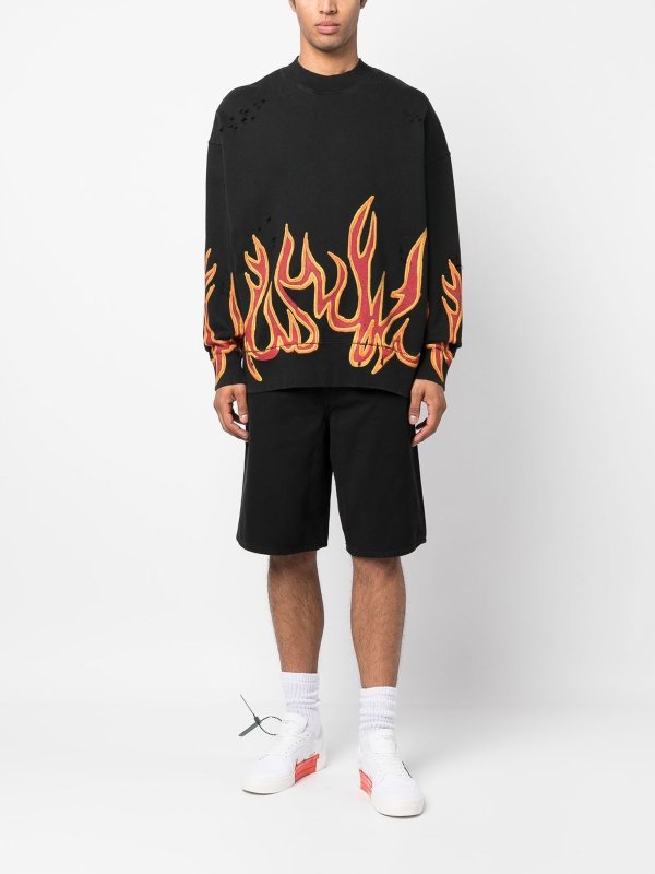 OFF-WHITE: Shorts online - Short - Noir