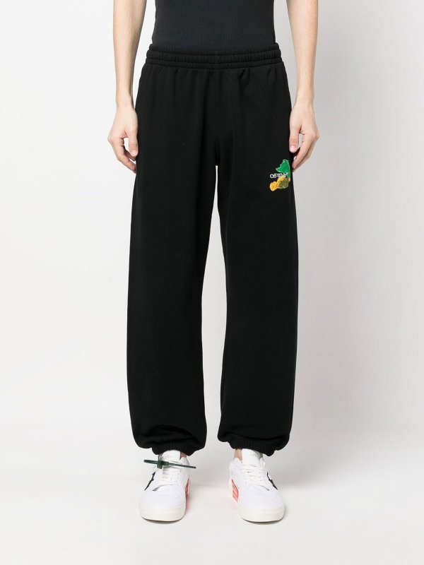 iKRIX OFF-WHITE: スウェットパンツ - トラックスーツ ボトムス - Brush Arrow