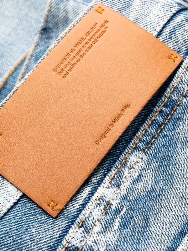 iKRIX OFF-WHITE: Straight Leg Jeans