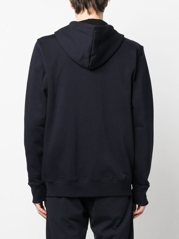 Zipped organic cotton hoodie shop online: PAUL SMITH