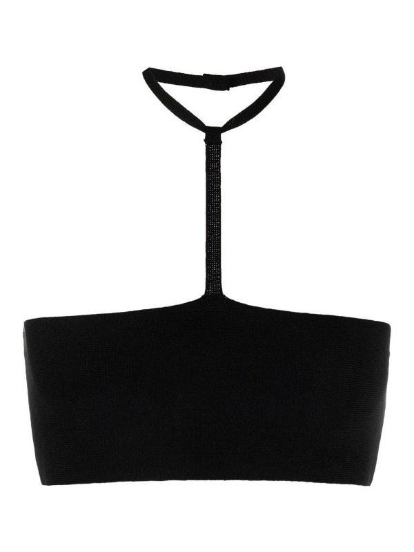 ANDREĀDAMO: Tops y camisetas sin mangas - Top - Negro