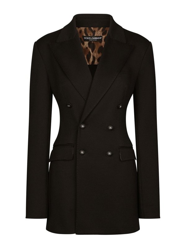 DOLCE & GABBANA: Blazer - Blazer - Schwarz