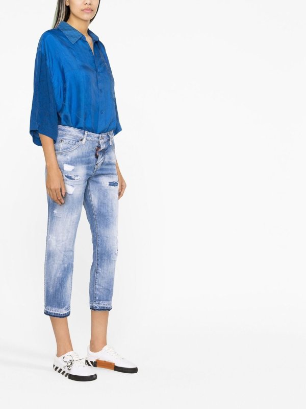 DSQUARED2: Jeans Rectos online - Vaqueros Rectos - Lavado Claro