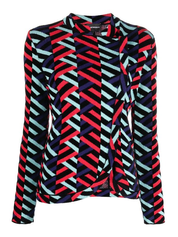 EMPORIO ARMANI: クルーネック - クルーネック - 黒