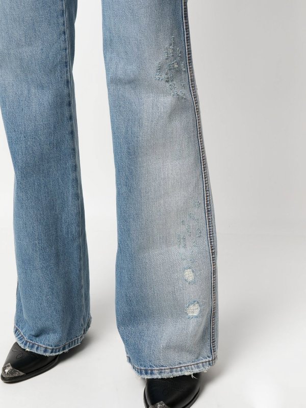 ERMANNO SCERVINO buy online Flared faded jeans with ripped details