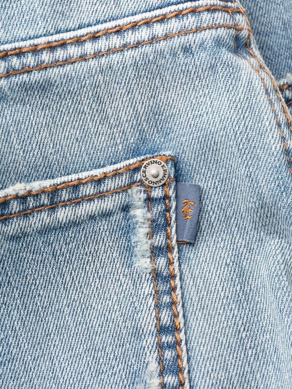 iKRIX ERMANNO SCERVINO: Flared faded jeans with ripped details