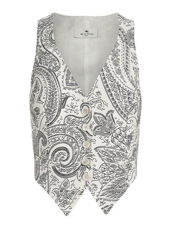 ETRO: Westen - Weste - Weiß