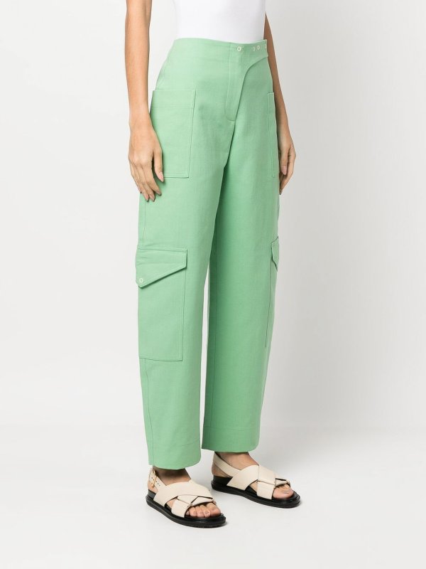 iKRIX GANNI: casual trousers - High waisted trousers with lateral pockets