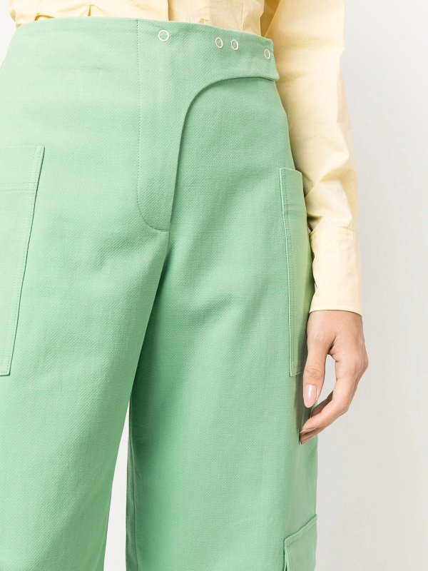 GANNI buy online High waisted trousers with lateral pockets
