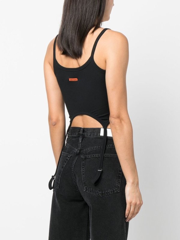 トップ/タンクトップ - 黒 shop online: Heron Preston