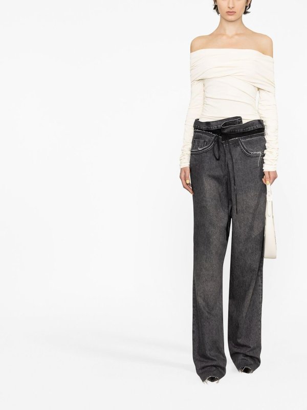 iKRIX KHAITE: Tops & Tank tops - Ruched off-shoulder top