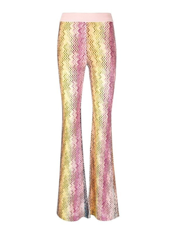 MISSONI: カジュアルトラウザー - カジュアルパンツ - 赤